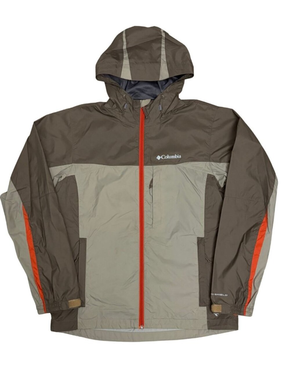 COLUMBIA Waterproof Jacket OMNI-SHIELD Light Windbreaker Coat Mens Medium